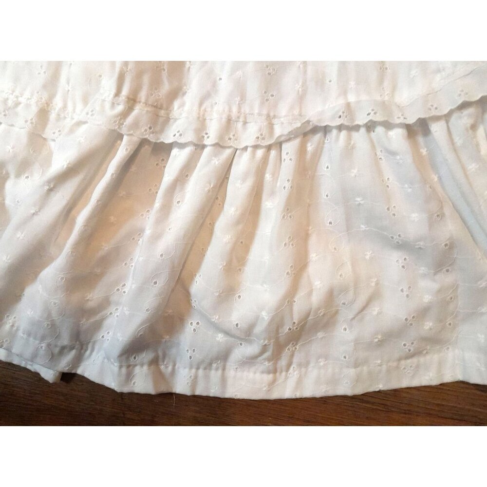 White Maxi Dress with Lace-Up Bodice - Picture 8 of 11